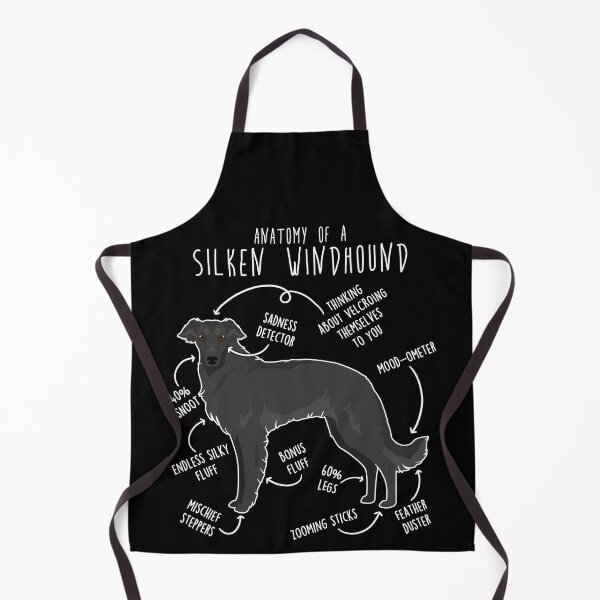 Item preview, Black Silken Windhound Anatomy designed and sold by Clara Hollins.