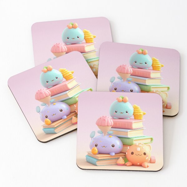 Item preview, illustration books in the style of kawaii art designed and sold by Nanthikan.