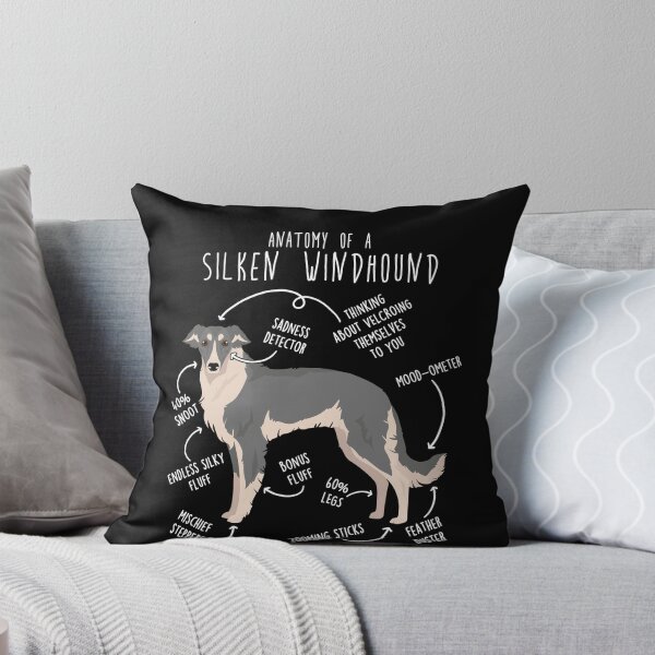 Item preview, Blue Silken Windhound Anatomy designed and sold by Clara Hollins.