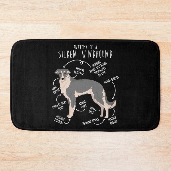 Item preview, Blue Silken Windhound Anatomy designed and sold by Clara Hollins.