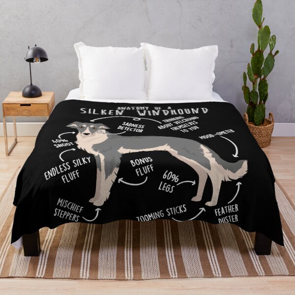 Item preview, Blue Silken Windhound Anatomy designed and sold by Clara Hollins.