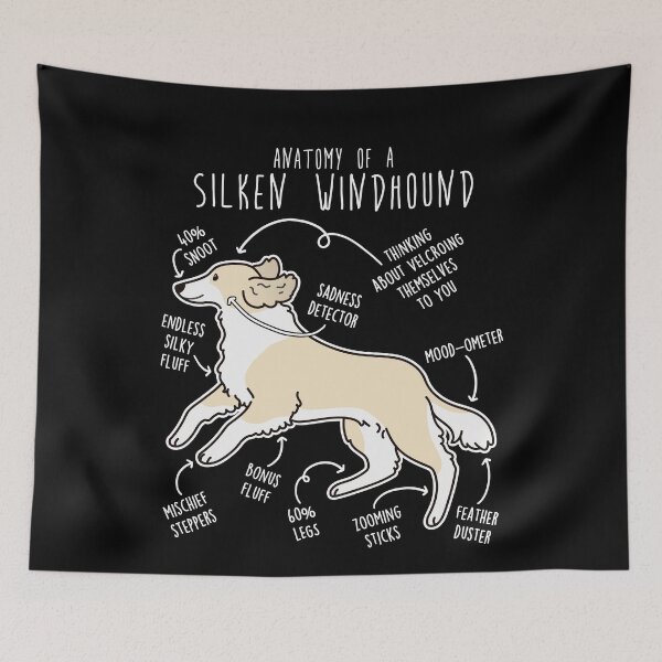 Item preview, Cream Silken Windhound Anatomy designed and sold by Clara Hollins.