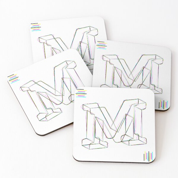 Item preview, M - cmyk strokes designed and sold by JanKrogh.
