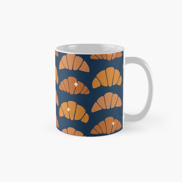 Item preview, Croissant Pattern - Navy Blue Palette designed and sold by CircusCreative.