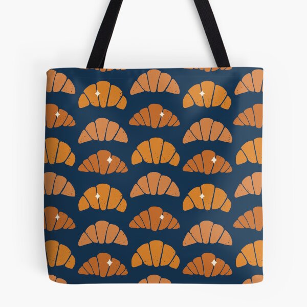 Item preview, Croissant Pattern - Navy Blue Palette designed and sold by CircusCreative.