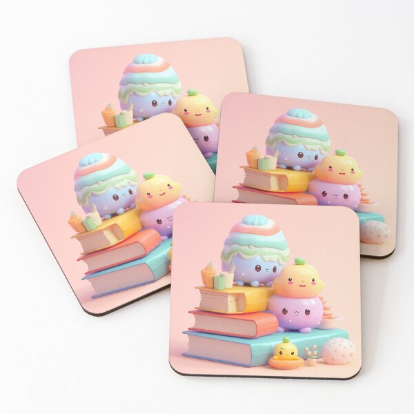 Item preview, illustration books in the style of kawaii art designed and sold by Nanthikan.