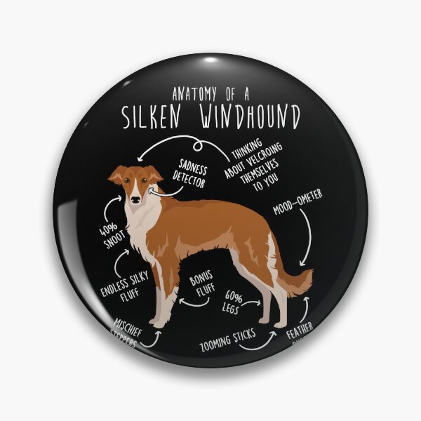 Item preview, Red Silken Windhound Anatomy designed and sold by Clara Hollins.