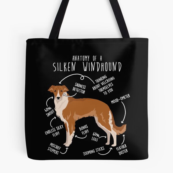 Item preview, Red Silken Windhound Anatomy designed and sold by Clara Hollins.