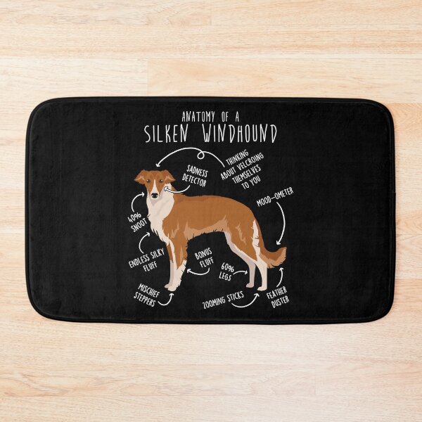 Item preview, Red Silken Windhound Anatomy designed and sold by Clara Hollins.