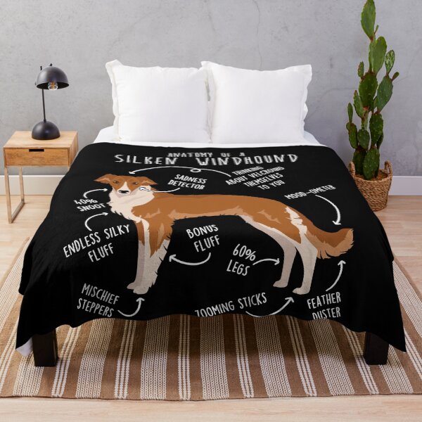 Item preview, Red Silken Windhound Anatomy designed and sold by Clara Hollins.