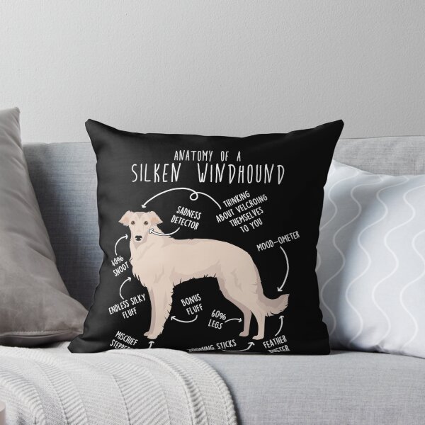 Item preview, White Silken Windhound Anatomy designed and sold by Clara Hollins.