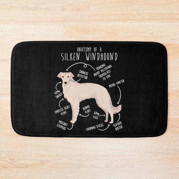Item preview, White Silken Windhound Anatomy designed and sold by Clara Hollins.