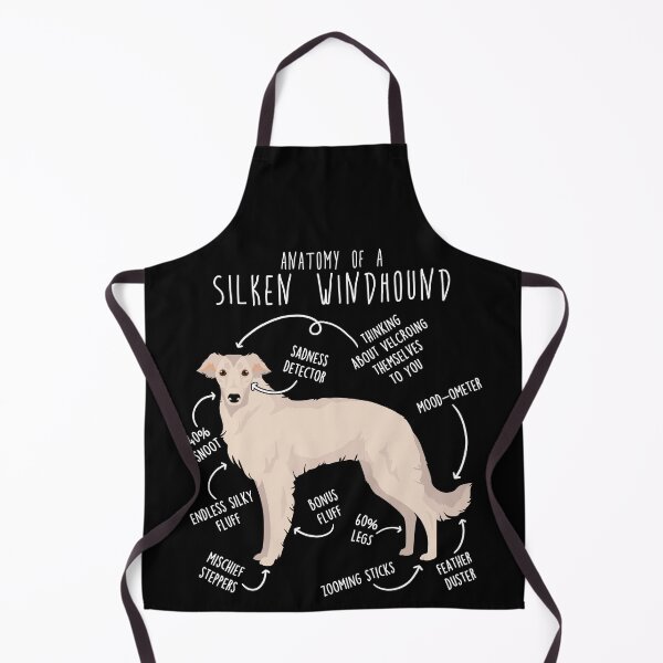 Item preview, White Silken Windhound Anatomy designed and sold by Clara Hollins.