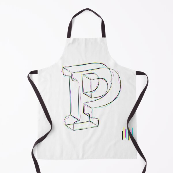 Item preview, P - cmyk strokes designed and sold by JanKrogh.