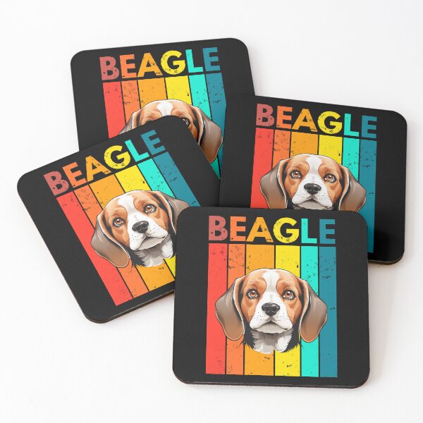 Item preview, Vibrant Beagle Retro Design designed and sold by andasanc14.
