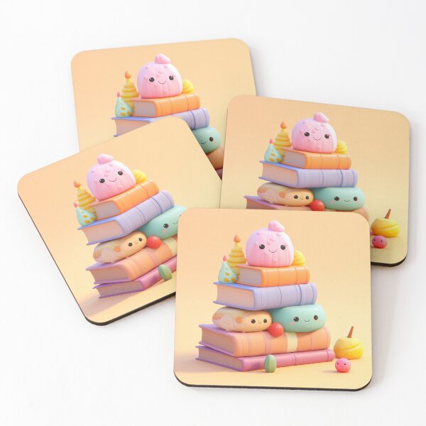 Item preview,  illustration books in the style of kawaii art designed and sold by Nanthikan.