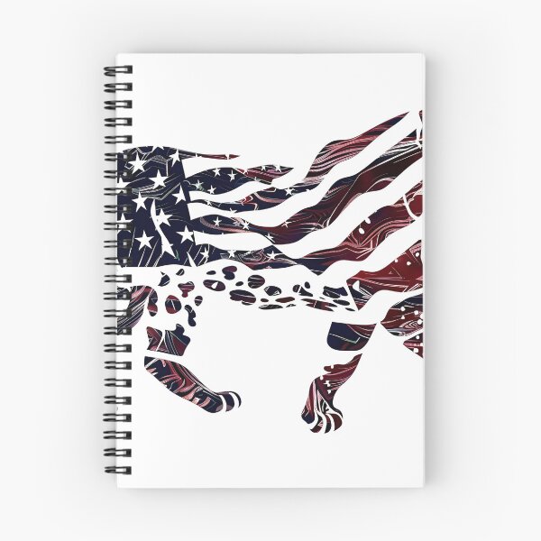 Item preview, Abstract silhouette of a tiger walking, filled with an American flag pattern, symbolizing strength and patriotism. designed and sold by kitidach-create.