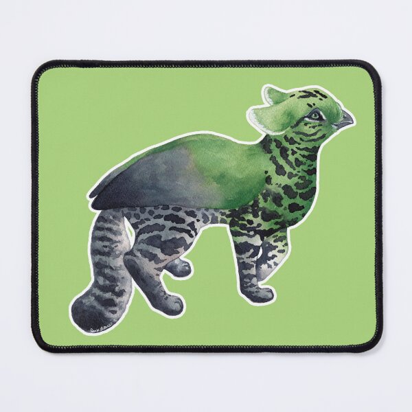 Item preview, Aro Gryphon on Light Green | Aromantic Pride Griffon designed and sold by Denise Soden.