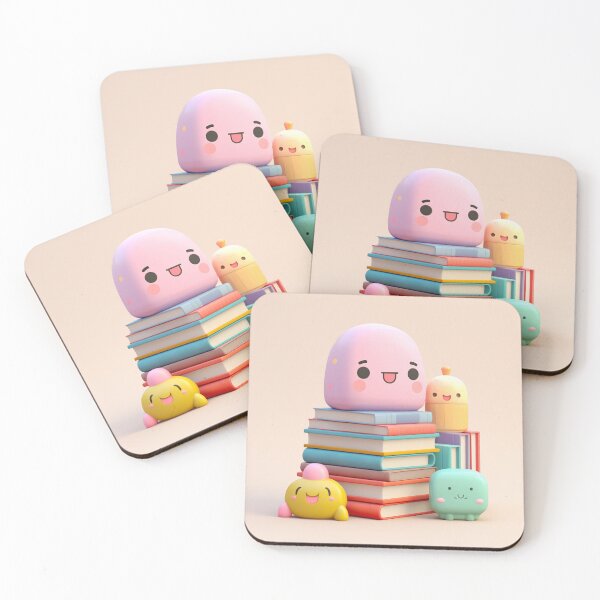 Item preview, illustration books in the style of kawaii art designed and sold by Nanthikan.
