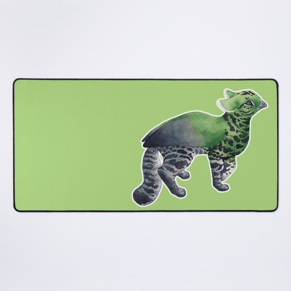 Item preview, Aro Gryphon on Light Green | Aromantic Pride Griffon designed and sold by Denise Soden.