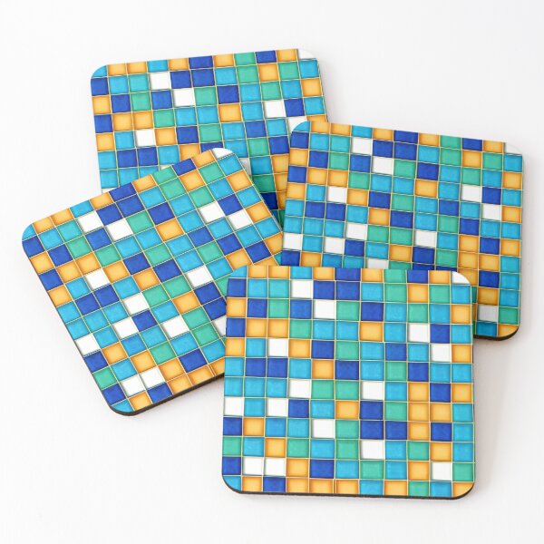 Item preview, Glass square tiles designed and sold by AlxVel.