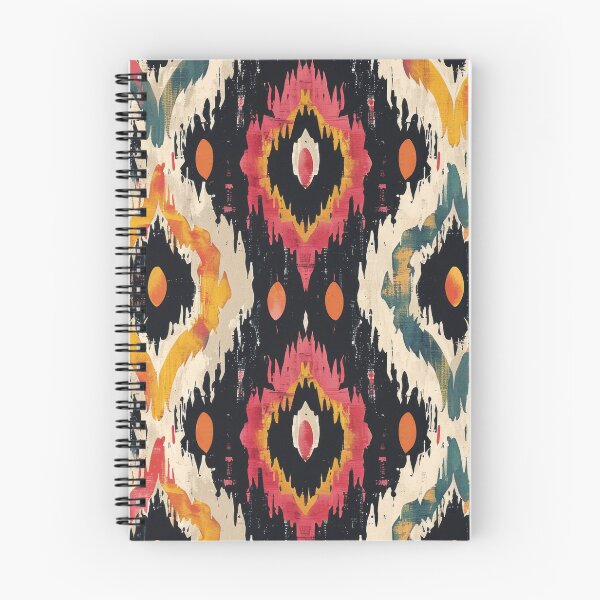 Item preview, Ikat Pattern 3 colourful design designed and sold by LD ART.