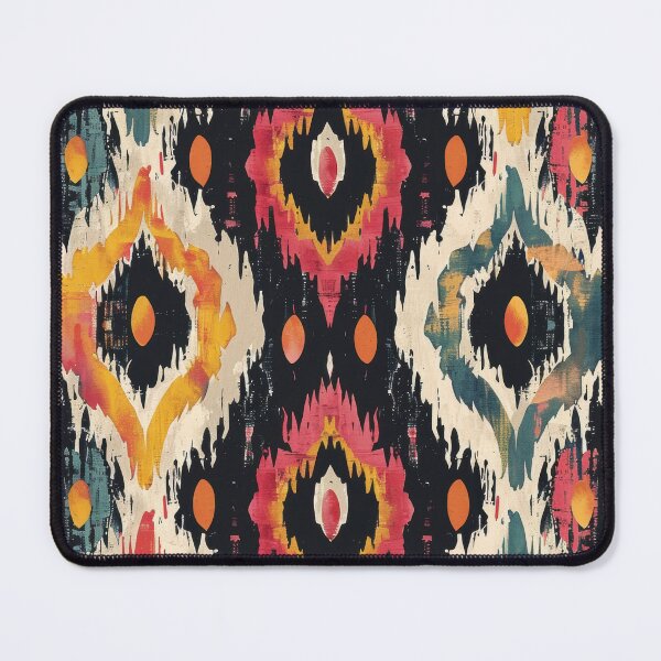 Item preview, Ikat Pattern 3 colourful design designed and sold by LD ART.