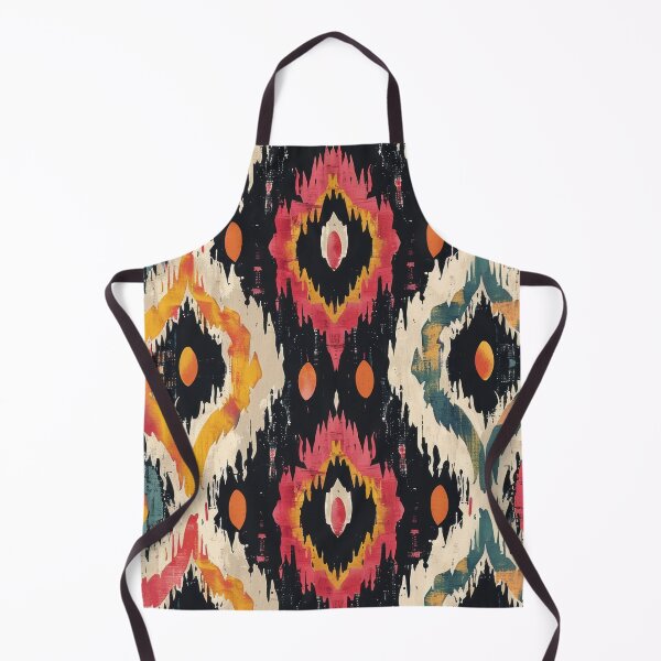Item preview, Ikat Pattern 3 colourful design designed and sold by LD ART.