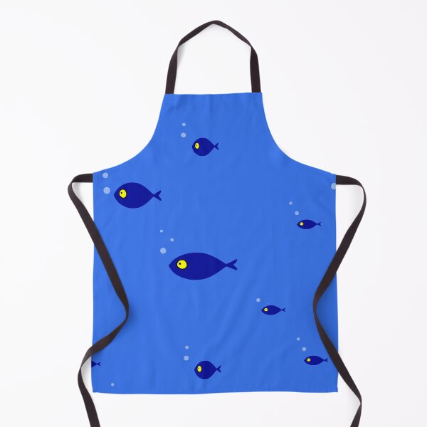 Item preview, Fishes underwater on blue background vector seamless pattern designed and sold by HippoInkStudio.