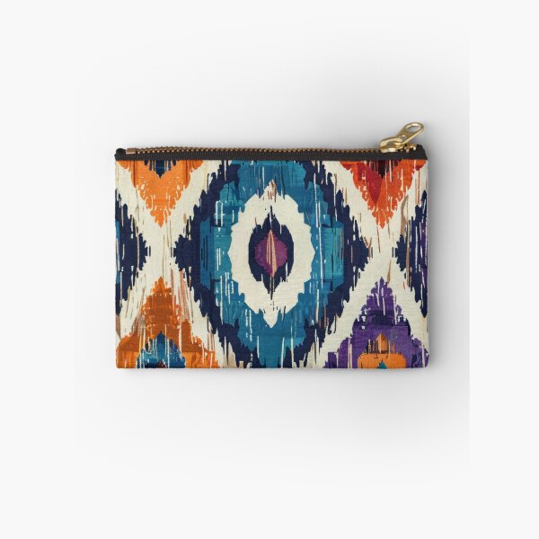 Item preview, Ikat Pattern 4 colourful design designed and sold by LD ART.
