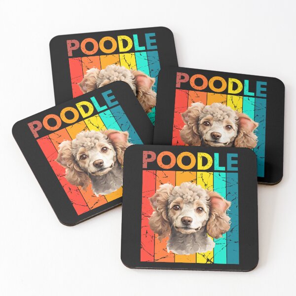 Item preview, Vibrant Poodle Retro Design designed and sold by andasanc14.