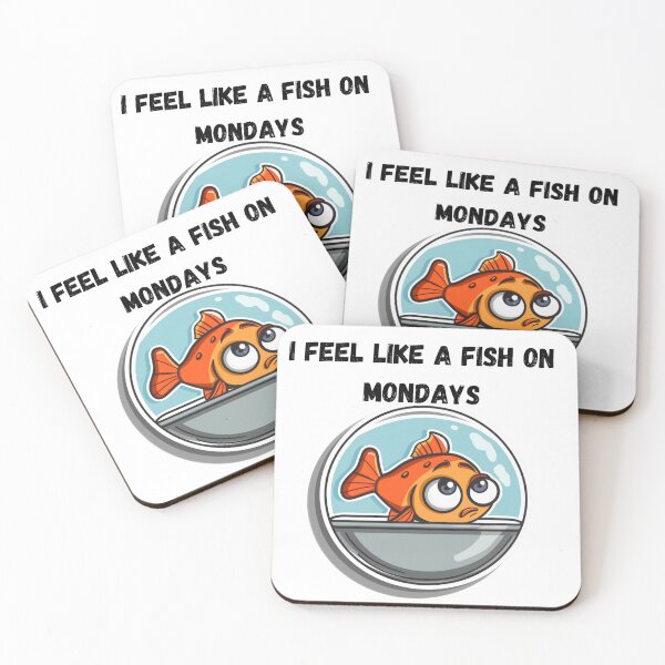 Item preview, Feel like a fish on Mondays  designed and sold by Socool101.