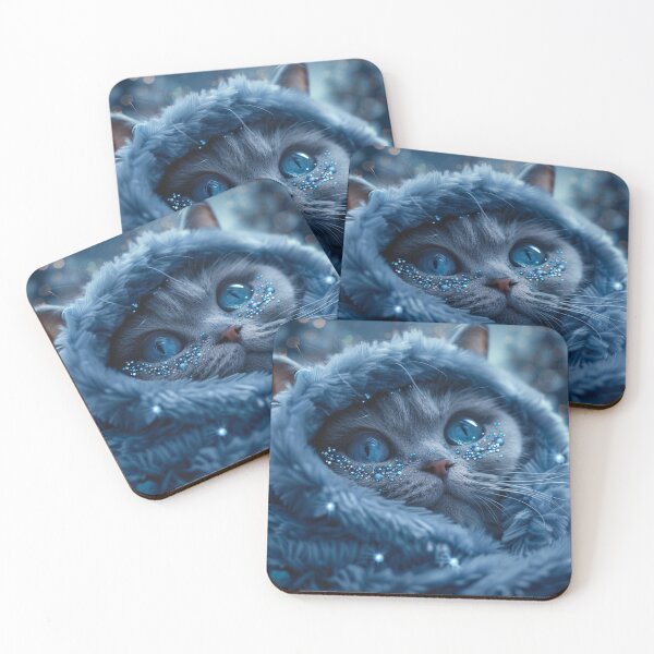 Item preview, Dazzling British Shorthair Cat In WInter designed and sold by Nocturne  Paws.