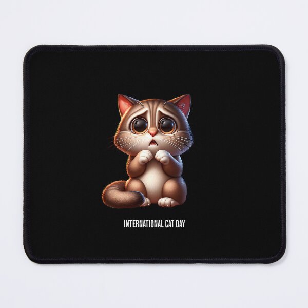 Item preview, Scaredy Cat - International Cat Day designed and sold by Pflugart.