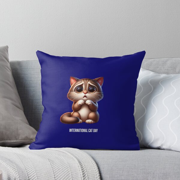 Item preview, Scaredy Cat - International Cat Day designed and sold by Pflugart.