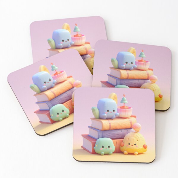 Item preview, illustration books in the style of kawaii art designed and sold by Nanthikan.