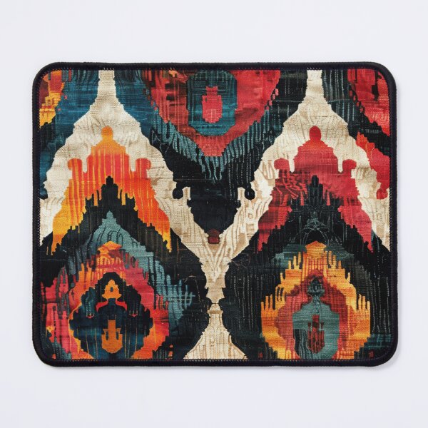 Item preview, Ikat Pattern 5 colourful design designed and sold by LD ART.