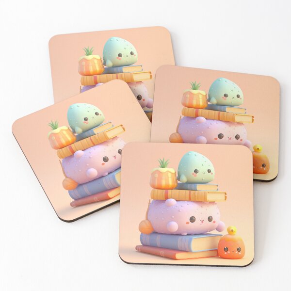 Item preview,  illustration books in the style of kawaii art designed and sold by Nanthikan.