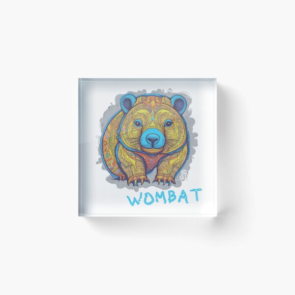 Item preview, Colourful Wombat designed and sold by pUNKnown.