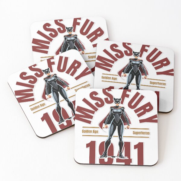 Item preview, Golden Age Super Hero Miss Fury designed and sold by Legacy Pulp Studio.