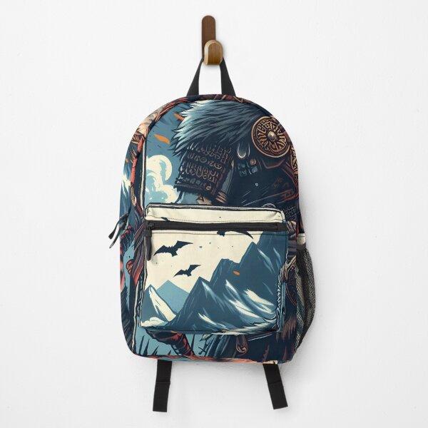Item preview, Viking with two axes, illustration style designed and sold by Salimgor Hangaround Music.