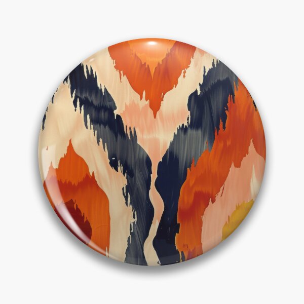 Item preview, Ikat Pattern 6 colourful design designed and sold by LD ART.
