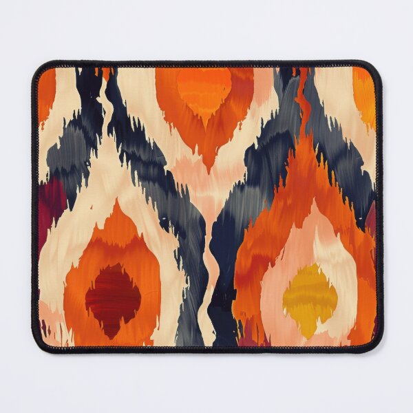 Item preview, Ikat Pattern 6 colourful design designed and sold by LD ART.
