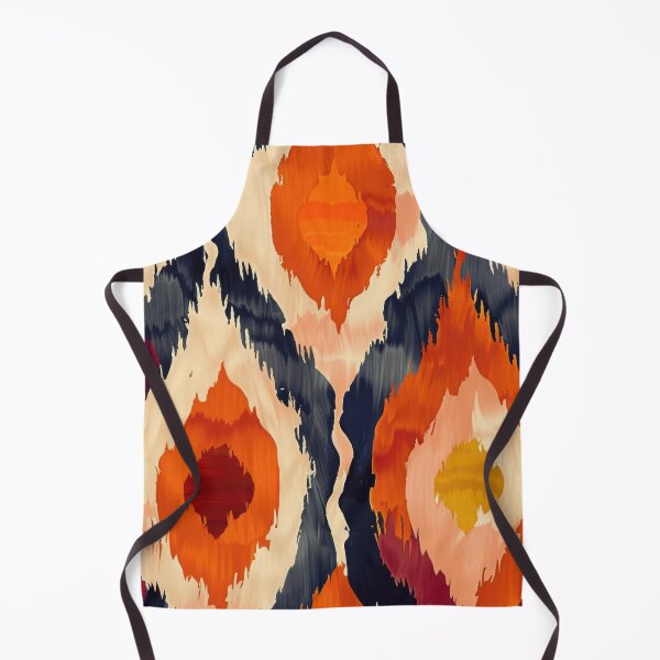 Item preview, Ikat Pattern 6 colourful design designed and sold by LD ART.