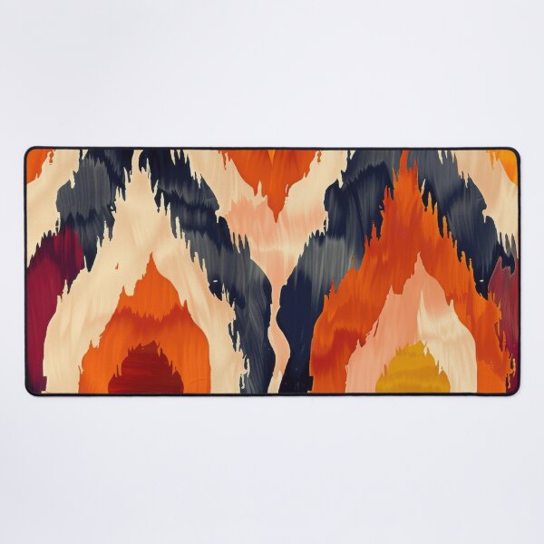 Item preview, Ikat Pattern 6 colourful design designed and sold by LD ART.