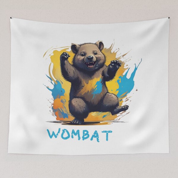 Item preview, Colourful Wombat designed and sold by pUNKnown.