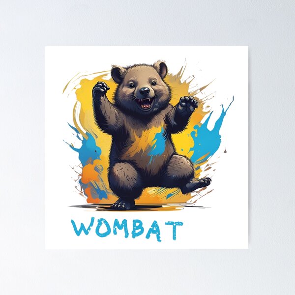 Item preview, Colourful Wombat designed and sold by pUNKnown.