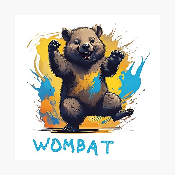 Item preview, Colourful Wombat designed and sold by pUNKnown.