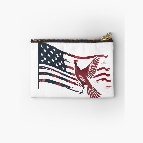 Item preview, Artistic depiction of a stylized American flag combined with the silhouette of a bird in a dynamic, red and black color scheme. designed and sold by kitidach-create.