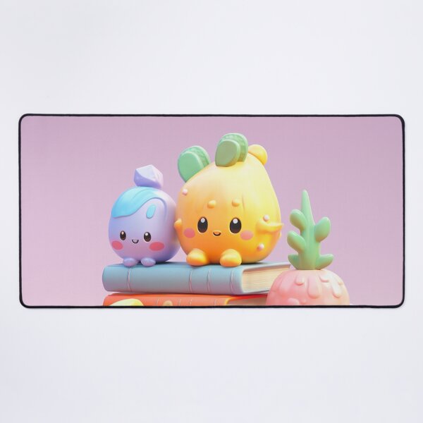 Item preview, illustration of some colored shaped objects on books, in the style of kawaii art designed and sold by Nanthikan.